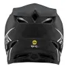 Вело шлем фуллфейс TLD D4 Carbon [Stealth Black/Silver]