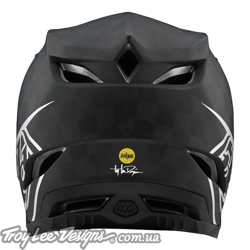 Вело шлем фуллфейс TLD D4 Carbon [Stealth Black/Silver]