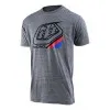 Футболка TLD Precision 2.0 Tee (Vintage Gray/Snow)