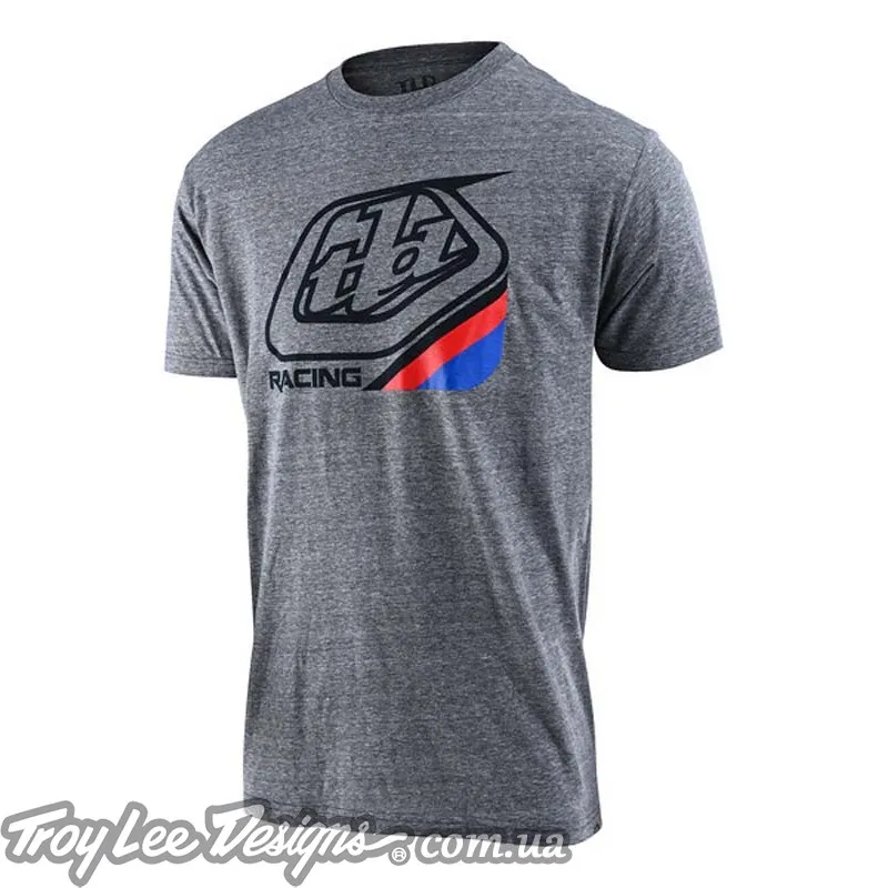 Футболка TLD Precision 2.0 Tee (Vintage Gray/Snow)