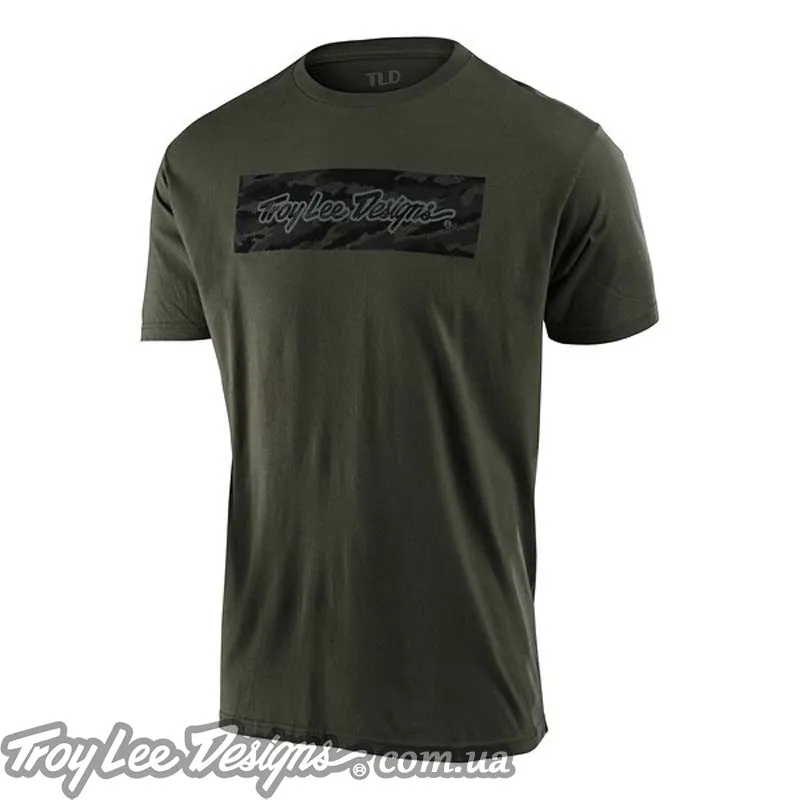 Футболка TLD Signature Block Camo Tee [Surplus Green]