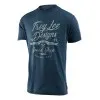 Футболка TLD Widow Maker Tee [Indigo/Black Heather]