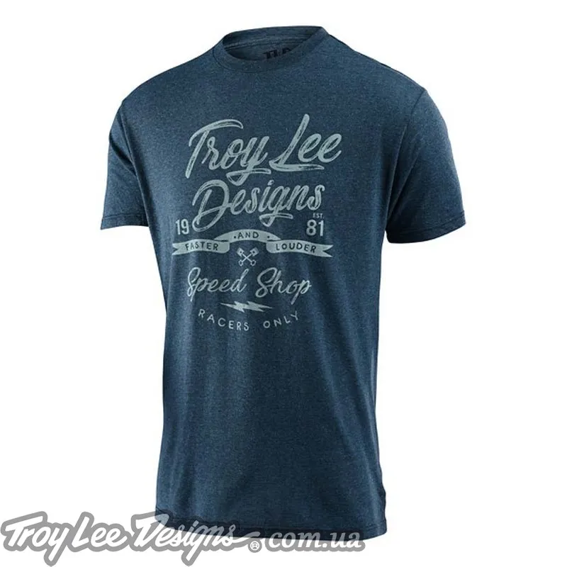 Футболка TLD Widow Maker Tee [Indigo/Black Heather]