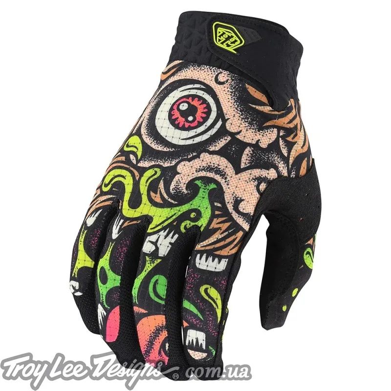 Вело перчатки TLD AIR GLOVE ; BIGFOOT [BLACK / GREEN]