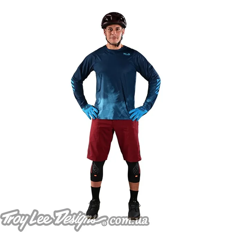 Джерси TLD SKYLINE AIR LS JERSEY [FADES DARK SLATE BLUE]