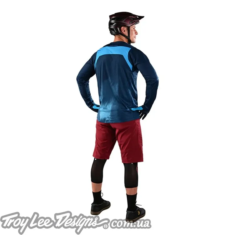 Джерси TLD SKYLINE AIR LS JERSEY [FADES DARK SLATE BLUE]