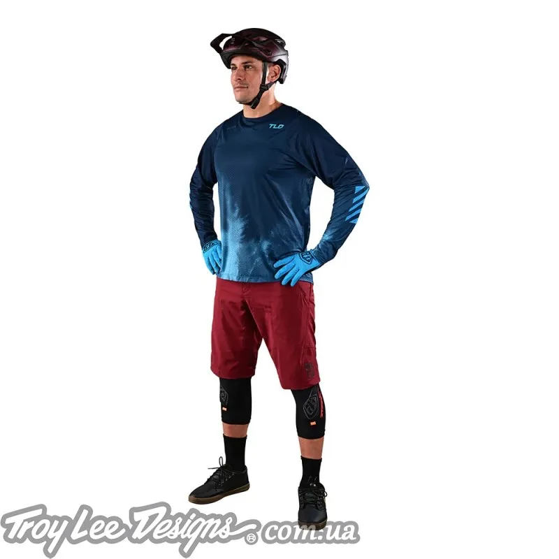 Джерси TLD SKYLINE AIR LS JERSEY [FADES DARK SLATE BLUE]