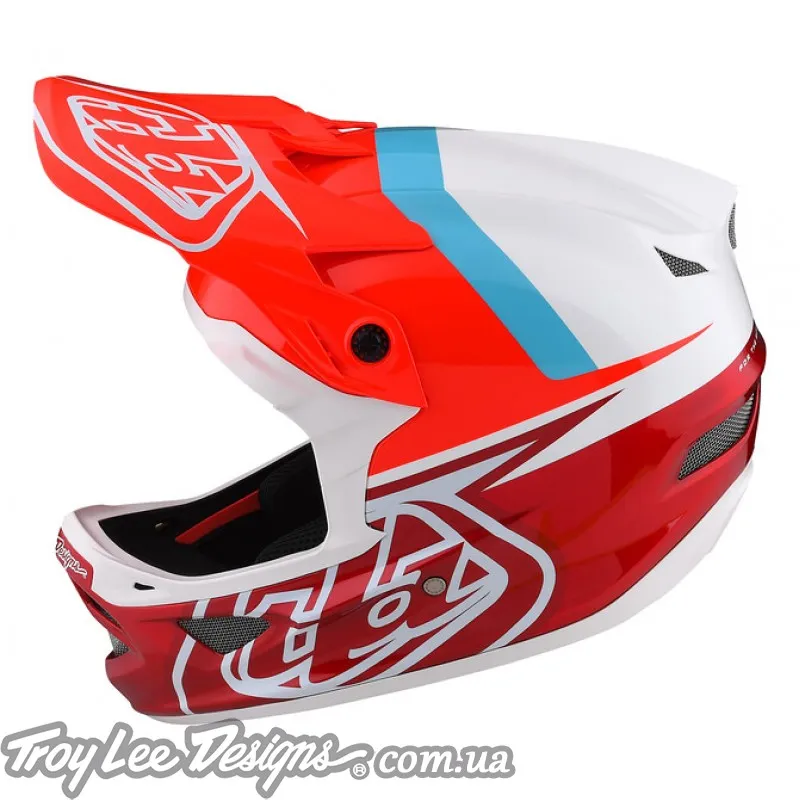 Вело шлем TLD D3 FIBERLITE HELMET [Slant Red] 