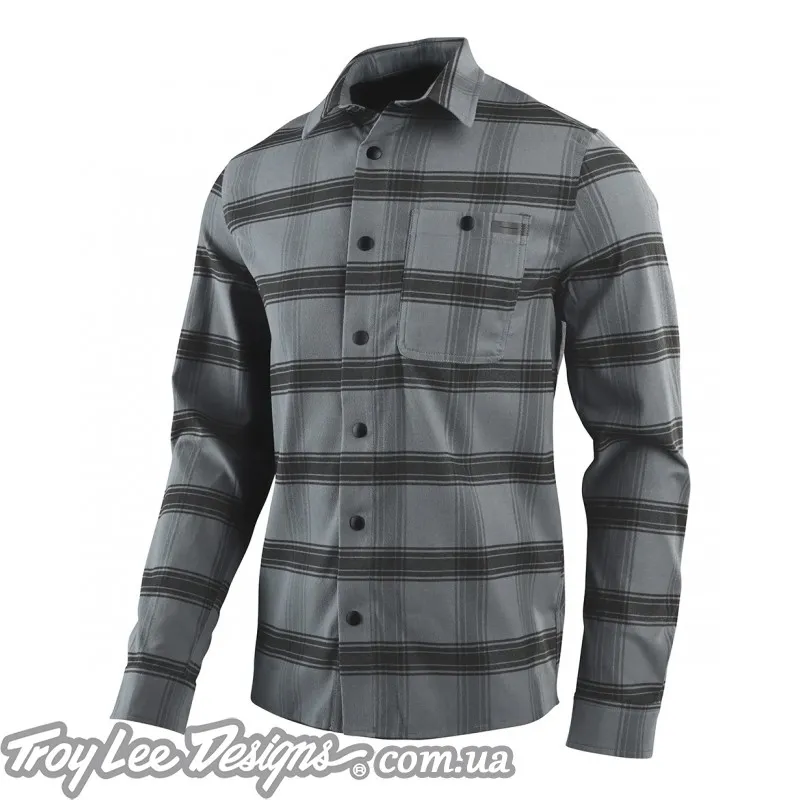 Рубашка TLD GRIND FLANNEL STRIPE [CARBON]