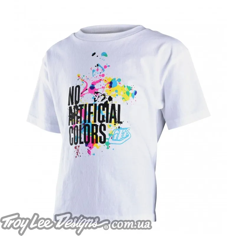 Футболка TLD YOUTH NO ARTIFICIAL COLORS SS TEE; WHITE
