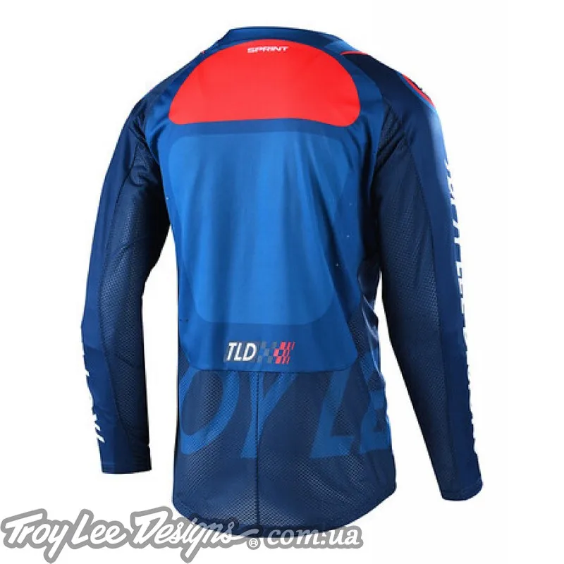 Джерси TLD Sprint Jersey [DROP IN DARK SLATE BLUE]