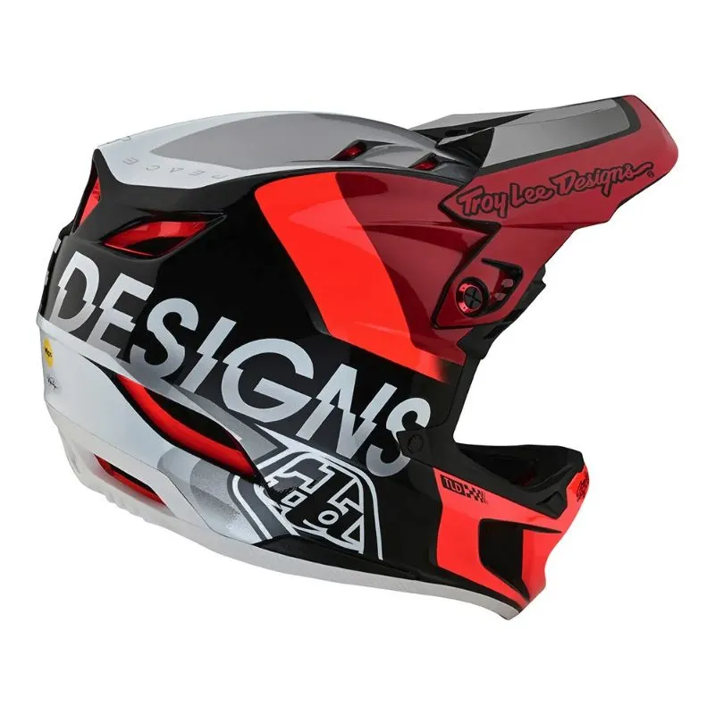 Вело шолом TLD D4 COMPOSITE HELMET [Qualifier Silver/Red] 