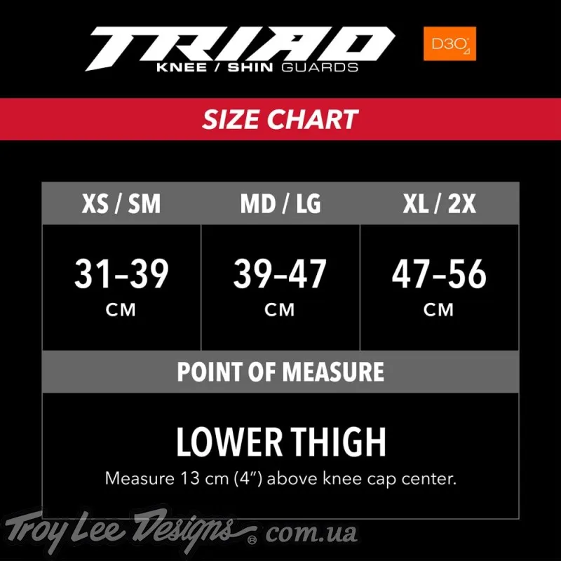 Вело наколінники TLD Triad KNEE/Shin GUARDS Hard Shell [Black]