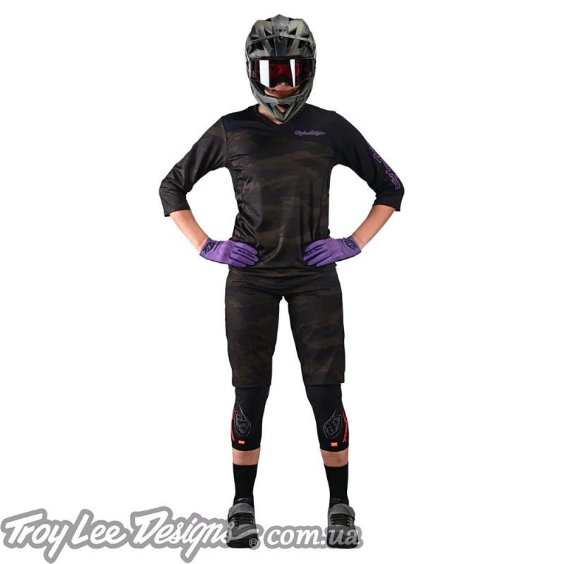 Джерсі TLD WMNS MISCHIEF JERSEY [BRUSHED CAMO ARMY]