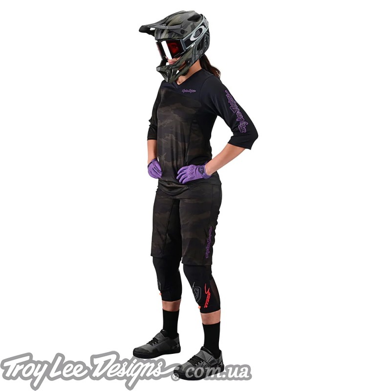 Джерсі TLD WMNS MISCHIEF JERSEY [BRUSHED CAMO ARMY]