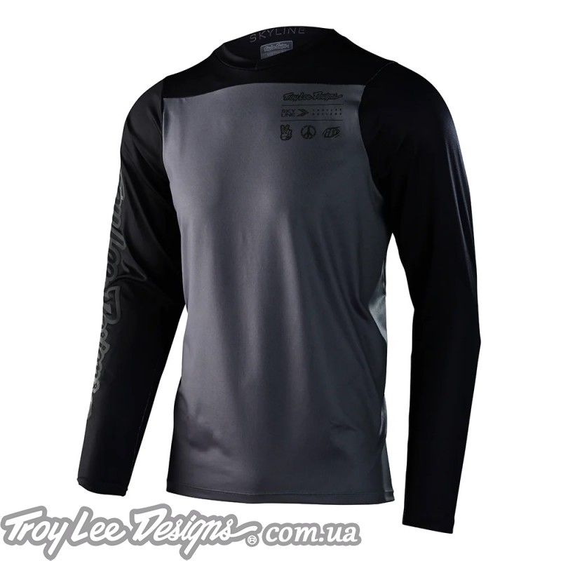 Джерси TLD SKYLINE LS CHILL JERSEY [MONO CHARCOAL] 