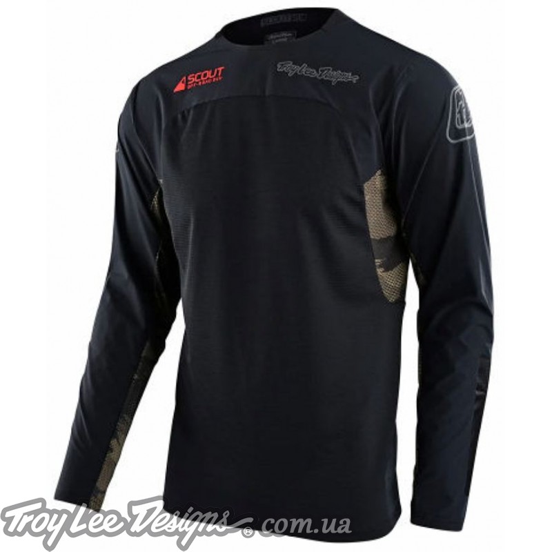 Мото джерси TLD Scout SE Jersey [SYSTEMS BRUSHED CAMO BLk/MILITARY GREEN]