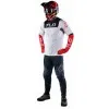 Джерсі TLD Sprint Jersey Fractura [Charcoal Glo Red] 