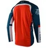 Джерсі TLD Sprint Jersey Fractura [Slate Blue Orange] 