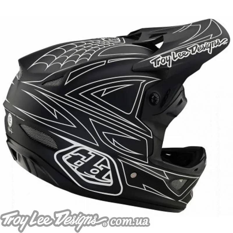 Вело шлем TLD D3 FIBERLITE HELMET SPIDERSTRIPE BLACK Вело шлем TLD D3 FIBERLITE HELMET SPIDERSTRIPE BLACK