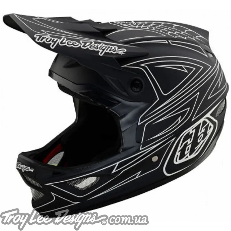 Вело шлем TLD D3 FIBERLITE HELMET SPIDERSTRIPE BLACK Вело шлем TLD D3 FIBERLITE HELMET SPIDERSTRIPE BLACK