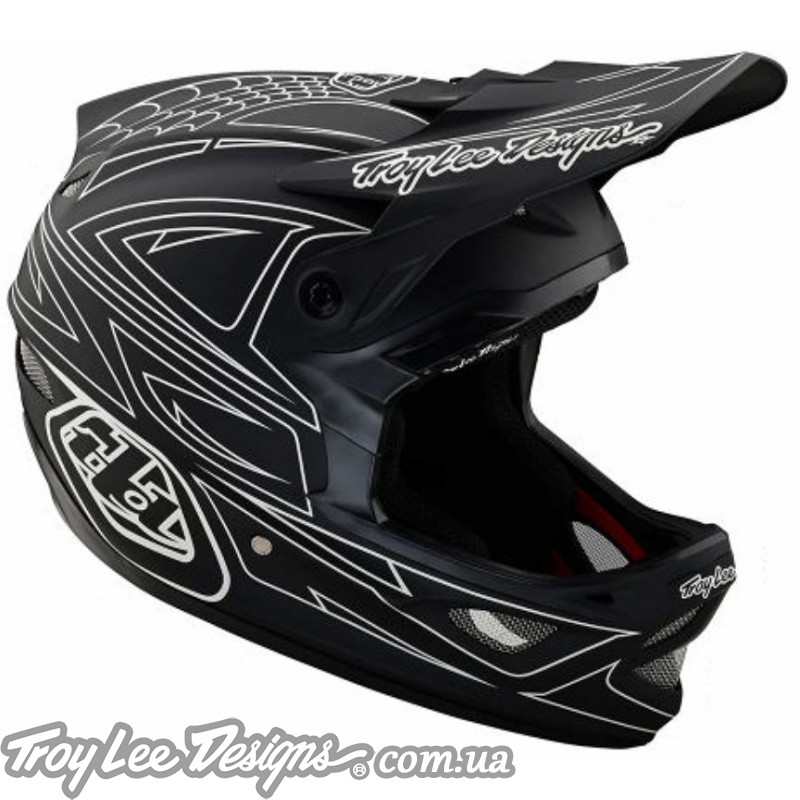 Вело шлем TLD D3 FIBERLITE HELMET SPIDERSTRIPE BLACK Вело шлем TLD D3 FIBERLITE HELMET SPIDERSTRIPE BLACK