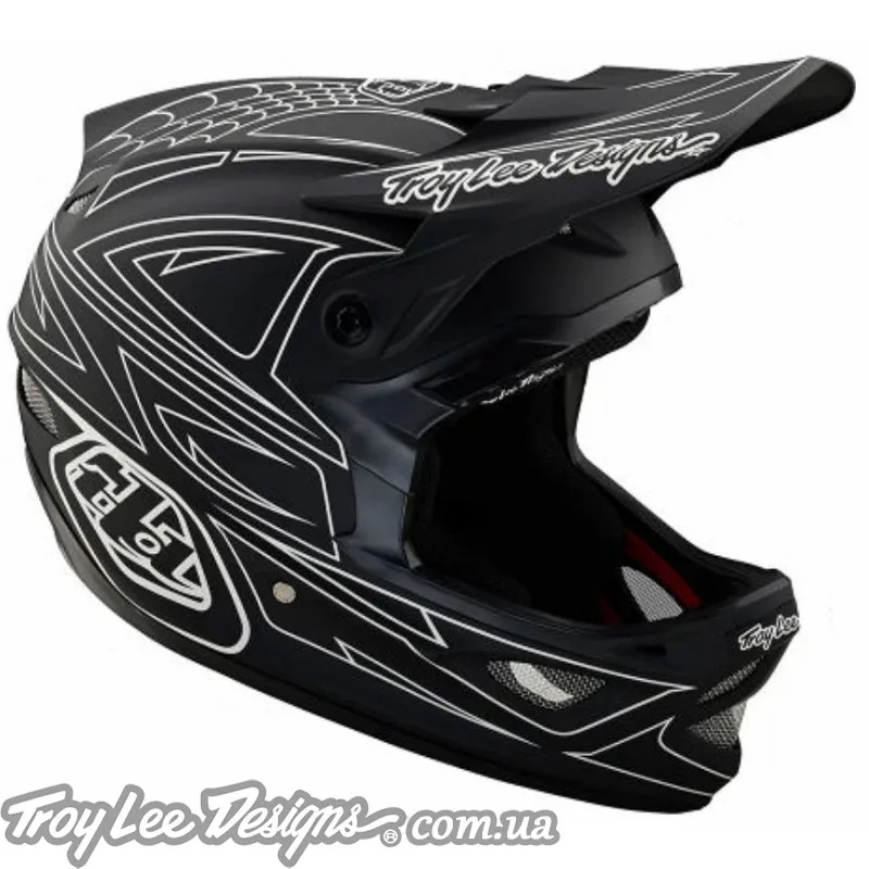 Вело шлем TLD D3 FIBERLITE HELMET SPIDERSTRIPE BLACK Вело шлем TLD D3 FIBERLITE HELMET SPIDERSTRIPE BLACK