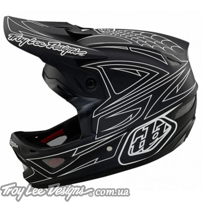Вело шлем TLD D3 FIBERLITE HELMET SPIDERSTRIPE BLACK Вело шлем TLD D3 FIBERLITE HELMET SPIDERSTRIPE BLACK