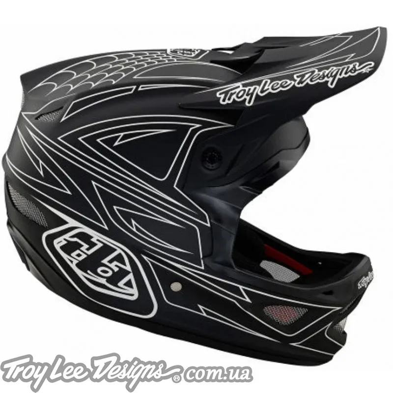 Вело шлем TLD D3 FIBERLITE HELMET SPIDERSTRIPE BLACK Вело шлем TLD D3 FIBERLITE HELMET SPIDERSTRIPE BLACK