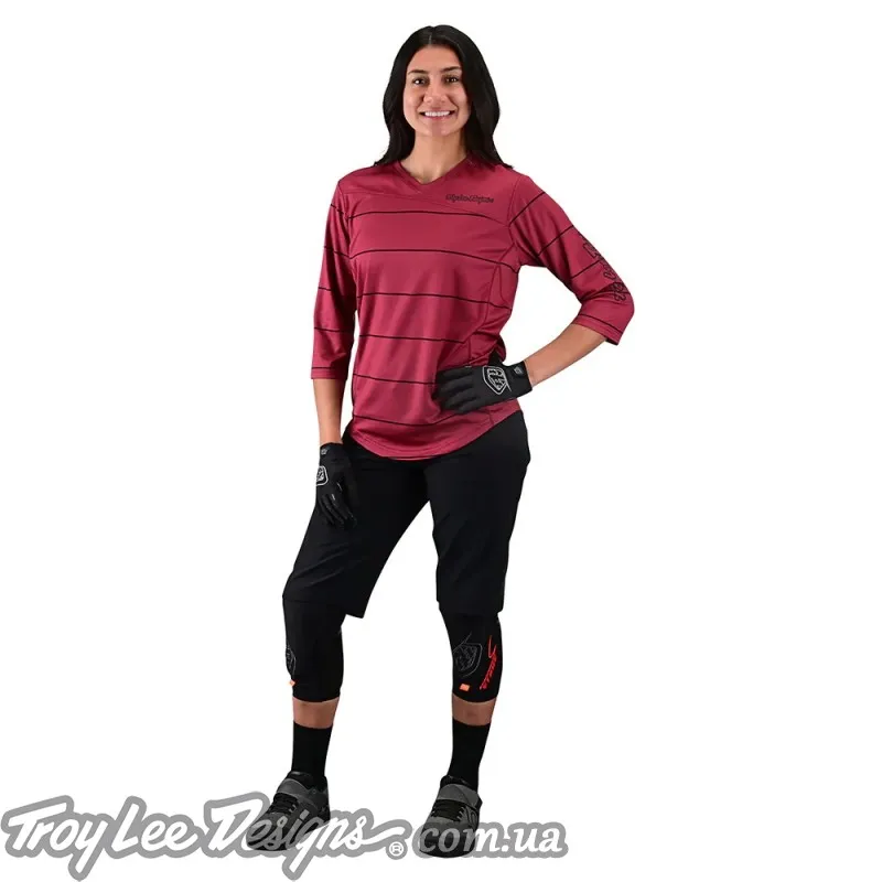Джерсі TLD WMNS MISCHIEF JERSEY [PINSTRIPE ELDERBERRY]