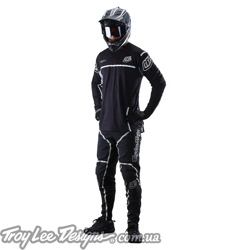 Джерсі TLD SPRINT ULTRA JERSEY ; Lines BLk / White Джерсі TLD SPRINT ULTRA JERSEY ; Lines BLk / White