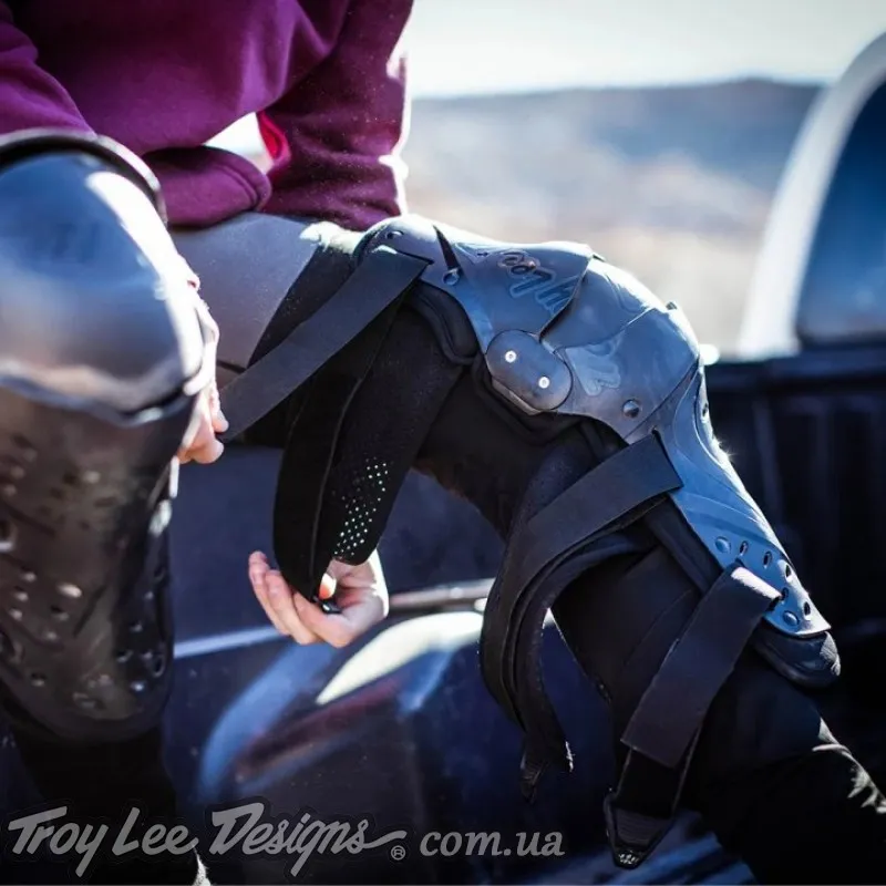 Вело наколінники TLD Triad KNEE/Shin GUARDS Hard Shell [Black]