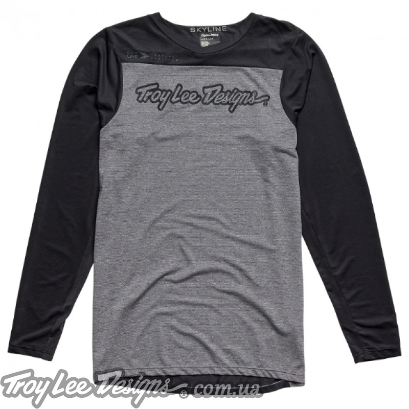 Джерсі TLD SKYLINE LS JERSEY SIGNATURE HEATHER [Grey/BLACK] 