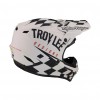 Мотошолом TLD SE4 POLYACRYLITE HELMET RACE SHOP [WHITE/BLACK]