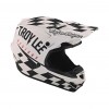 Мотошолом TLD SE4 POLYACRYLITE HELMET RACE SHOP [WHITE/BLACK]