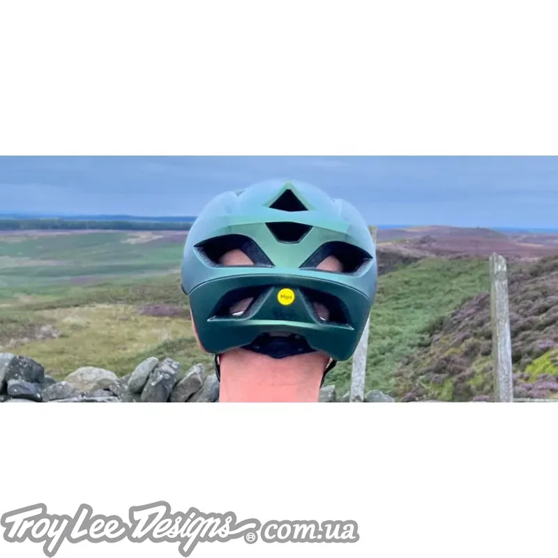 Вело шолом TLD GRAIL HELMET BADGE [FOREST GREEN] 