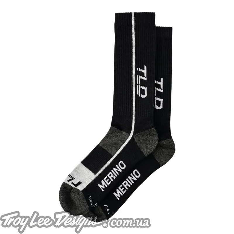 Носки TLD CHILL MERINO WOOL SOCKS; MONO [BLACK] 