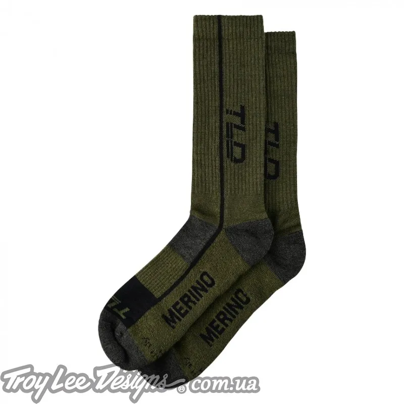 Шкарпетки TLD CHILL MERINO WOOL SOCKS MONO [fatigue] 