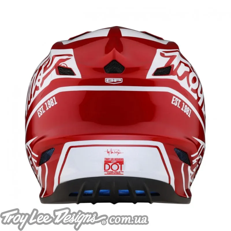 Мотошлем TLD GP HELMET SLICE RED/ WHITE Мотошлем TLD GP HELMET SLICE RED/ WHITE
