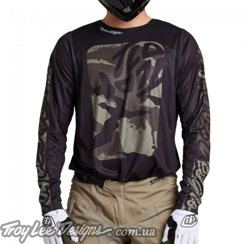 Мото джерсі TLD GP PRO JERSEY BOXED IN [BLACK/OLIVE] 