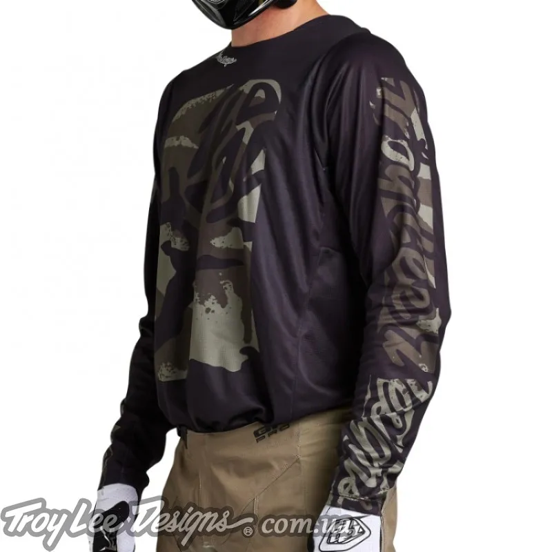 Мото джерсі TLD GP PRO JERSEY BOXED IN [BLACK/OLIVE] 
