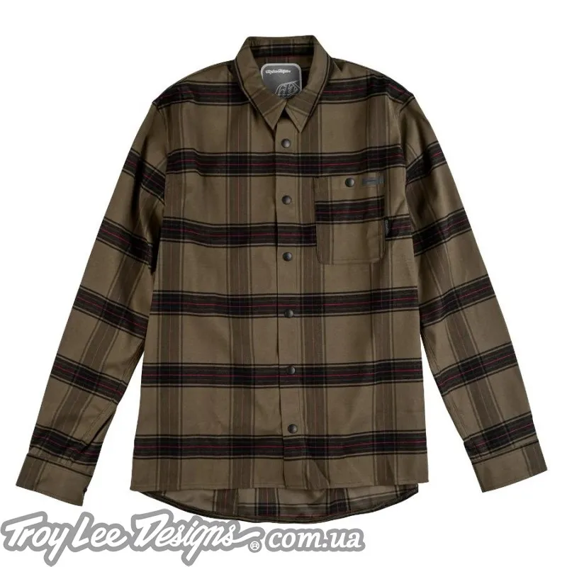 Рубашка TLD GRIND FLANNEL YD PlAID [DARK PINE]