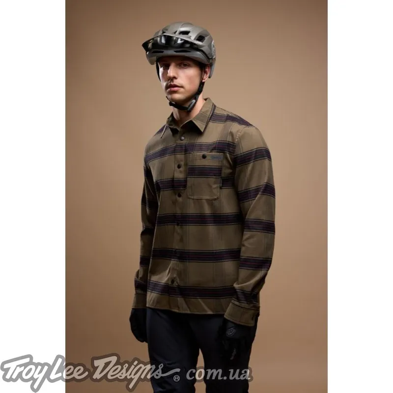 Рубашка TLD GRIND FLANNEL YD PlAID [DARK PINE]