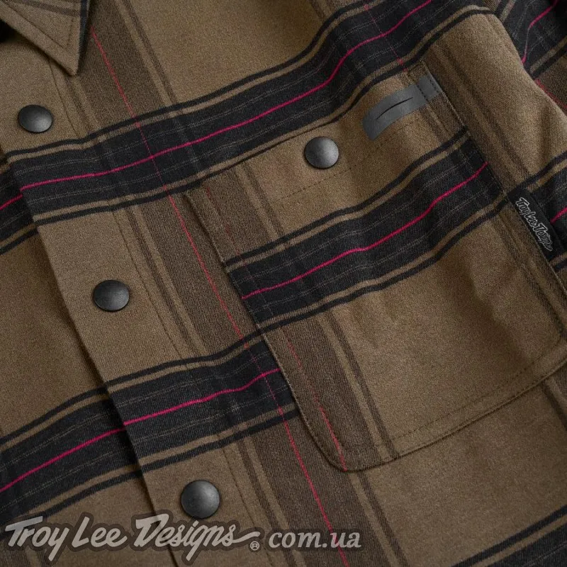 Рубашка TLD GRIND FLANNEL YD PlAID [DARK PINE]