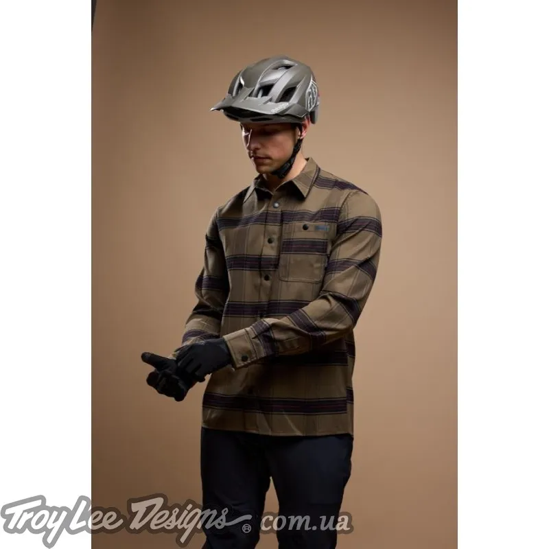 Рубашка TLD GRIND FLANNEL YD PlAID [DARK PINE]