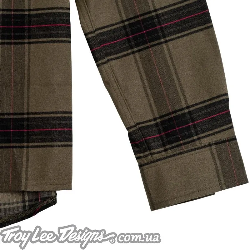 Рубашка TLD GRIND FLANNEL YD PlAID [DARK PINE]