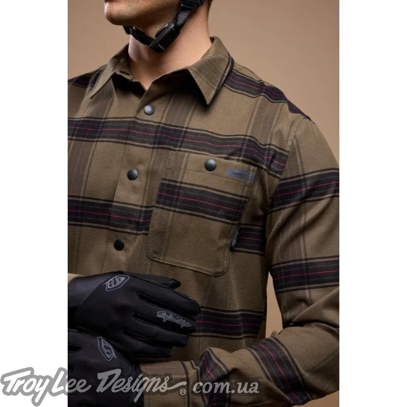 Рубашка TLD GRIND FLANNEL YD PlAID [DARK PINE]