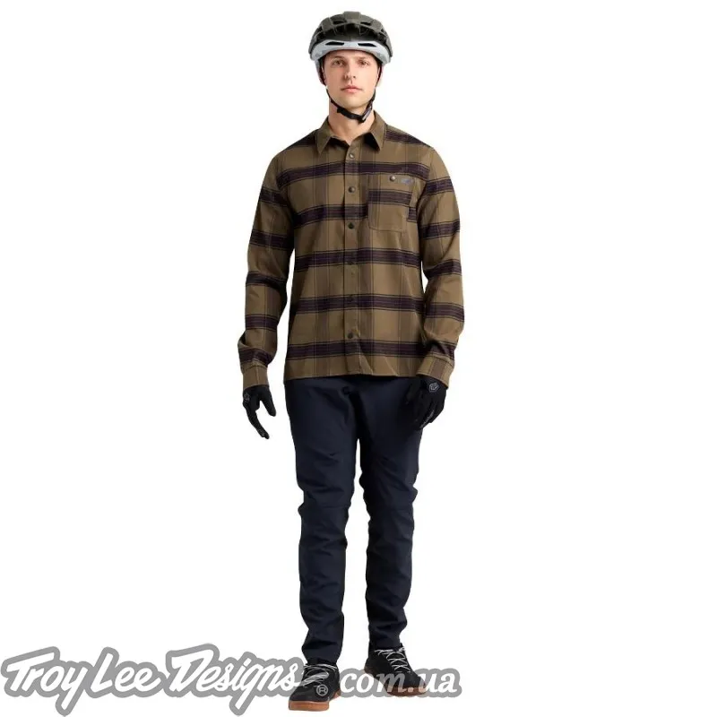 Рубашка TLD GRIND FLANNEL YD PlAID [DARK PINE]