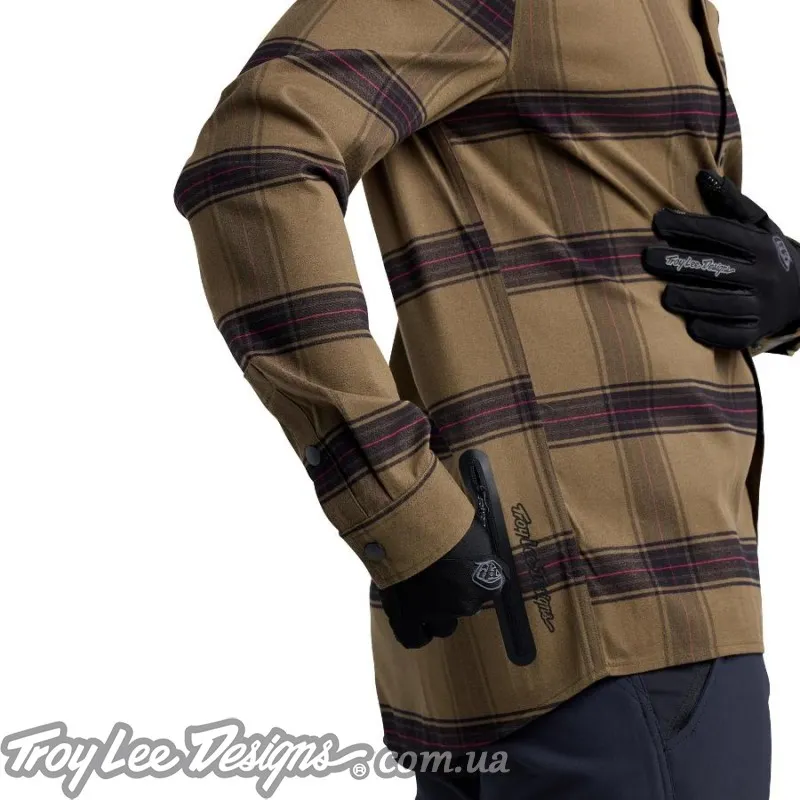 Рубашка TLD GRIND FLANNEL YD PlAID [DARK PINE]