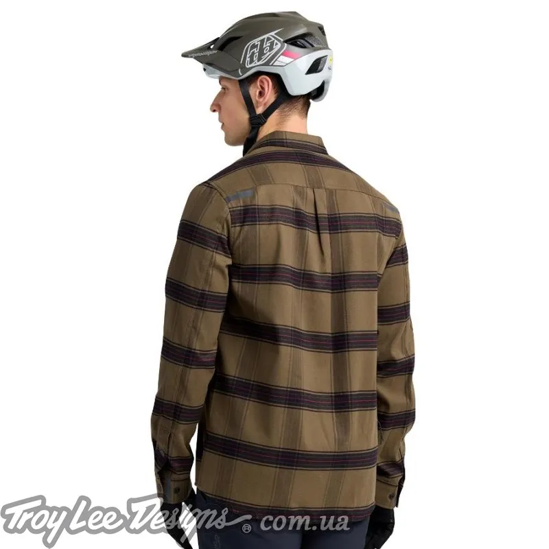 Рубашка TLD GRIND FLANNEL YD PlAID [DARK PINE]
